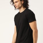 HinglishWear Men's Plain T-Shirt - Essential fashion staple for men's wardrobe. Shop now at www.hinglishwear.com.