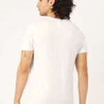 HinglishWear Men's Plain WHITE T-Shirt - Essential fashion staple for men's wardrobe. Shop now at www.hinglishwear.com.